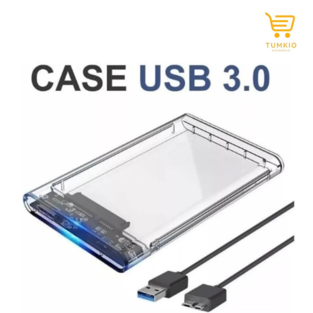 Case Hd SSD Externo 2.5 Para Computador Desktop PC Notebook Ps4 Xbox One Pc 6gbps Usb 3.0