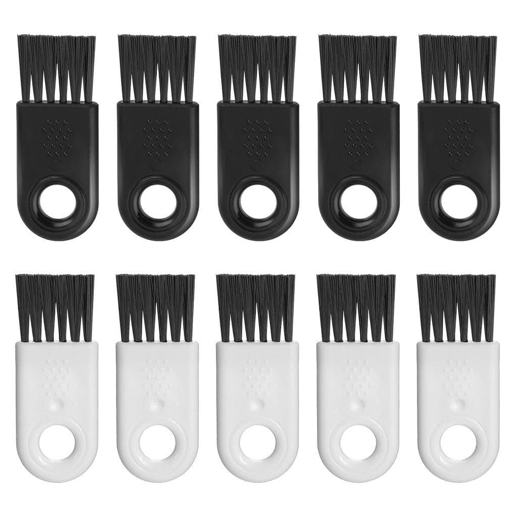 10 Escovas de Limpeza para Barbeador Elétrico, Escova de Nylon para Limpeza de Barbeador Elétrico, Escova Removedora de