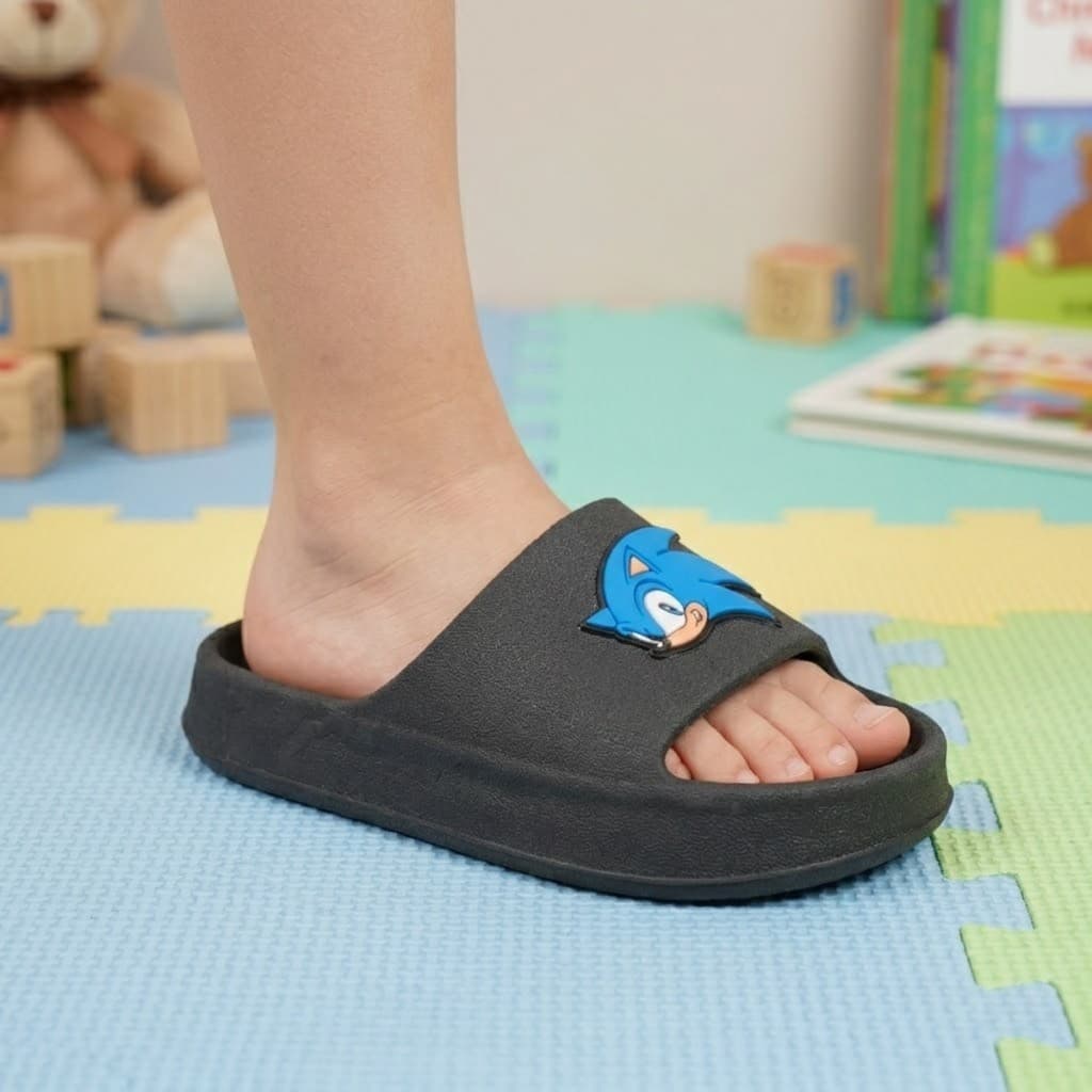 Chinelo Infantil Menino Slide Antiderrapante Confortável Leve para o Verão