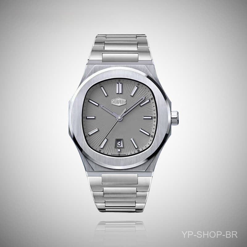 Relógio masculino Heroforce com movimento de quartzo, estilo de negócios, à prova d'água, luminoso, com calendário, pres