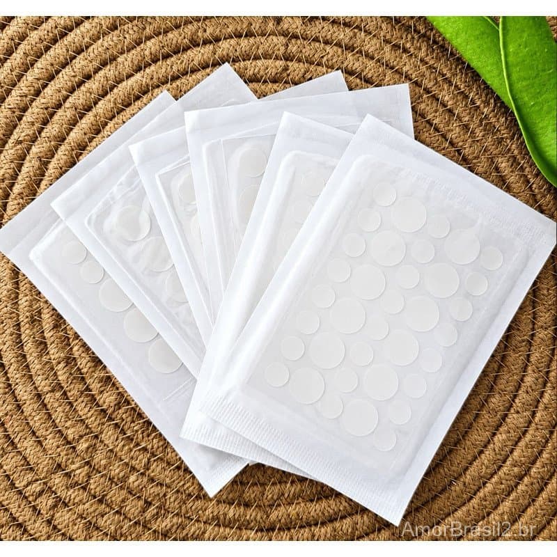 108 Adesivos Espinha e Acnes Transparentes