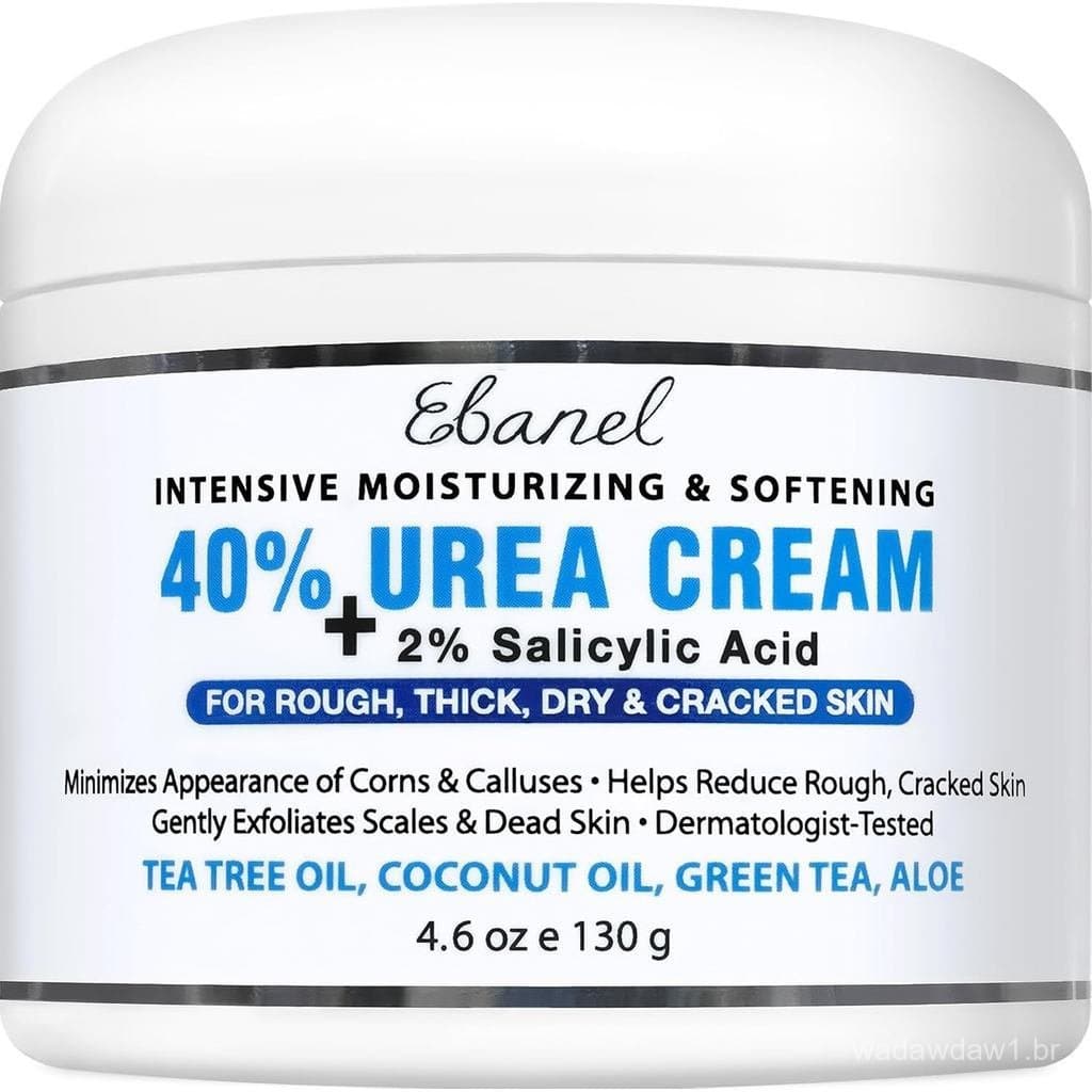 Ebanel Ureia 40% + Ácido Salicílico 2%, Para Pés Secos e Rachados, Calcanhares, Pés, Joelhos, Cotovelos, Mãos, Removedor