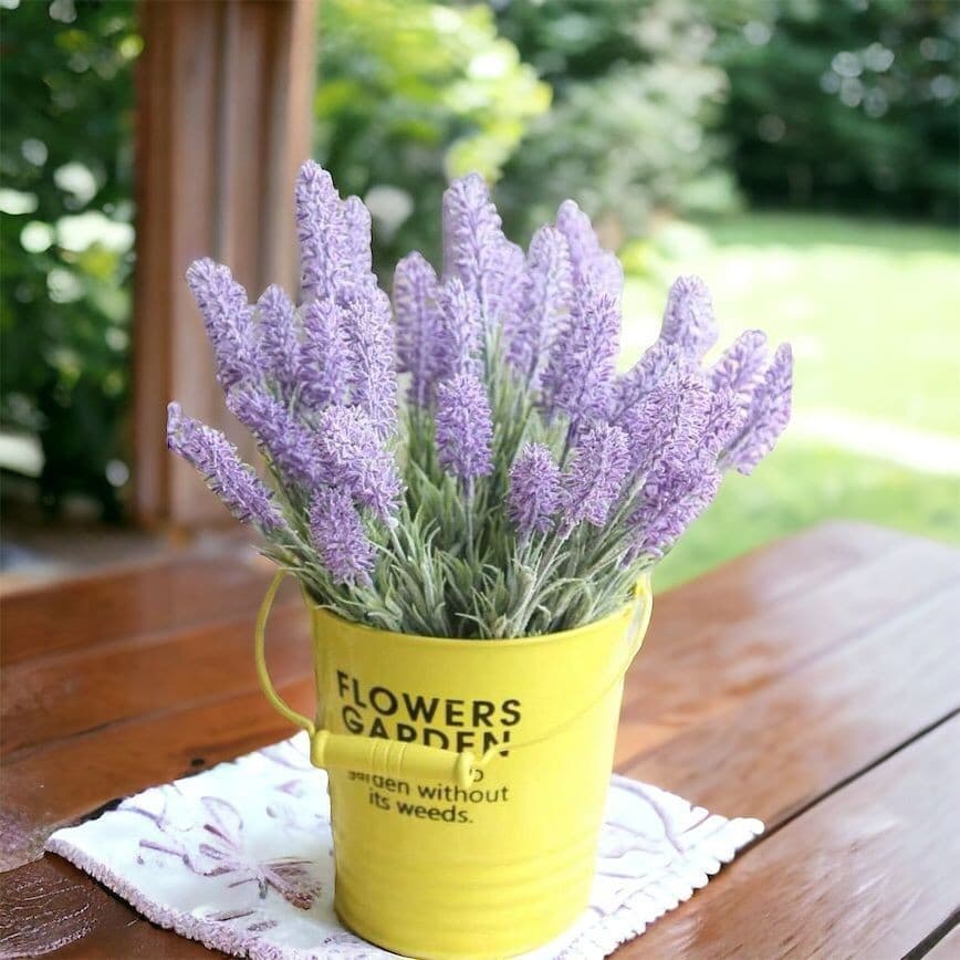 Kit 8 Buquê De Lavanda Artificial Decoração Folhagem Decorar Casamentos Festas decoração