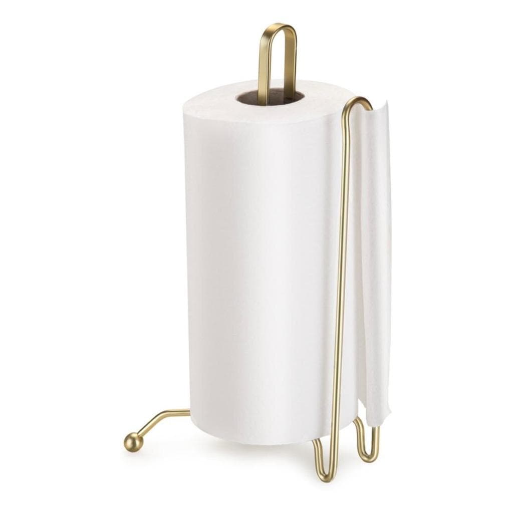 Suporte Para Rolo De Papel Toalha P/ Mesa Cozinha Dourado