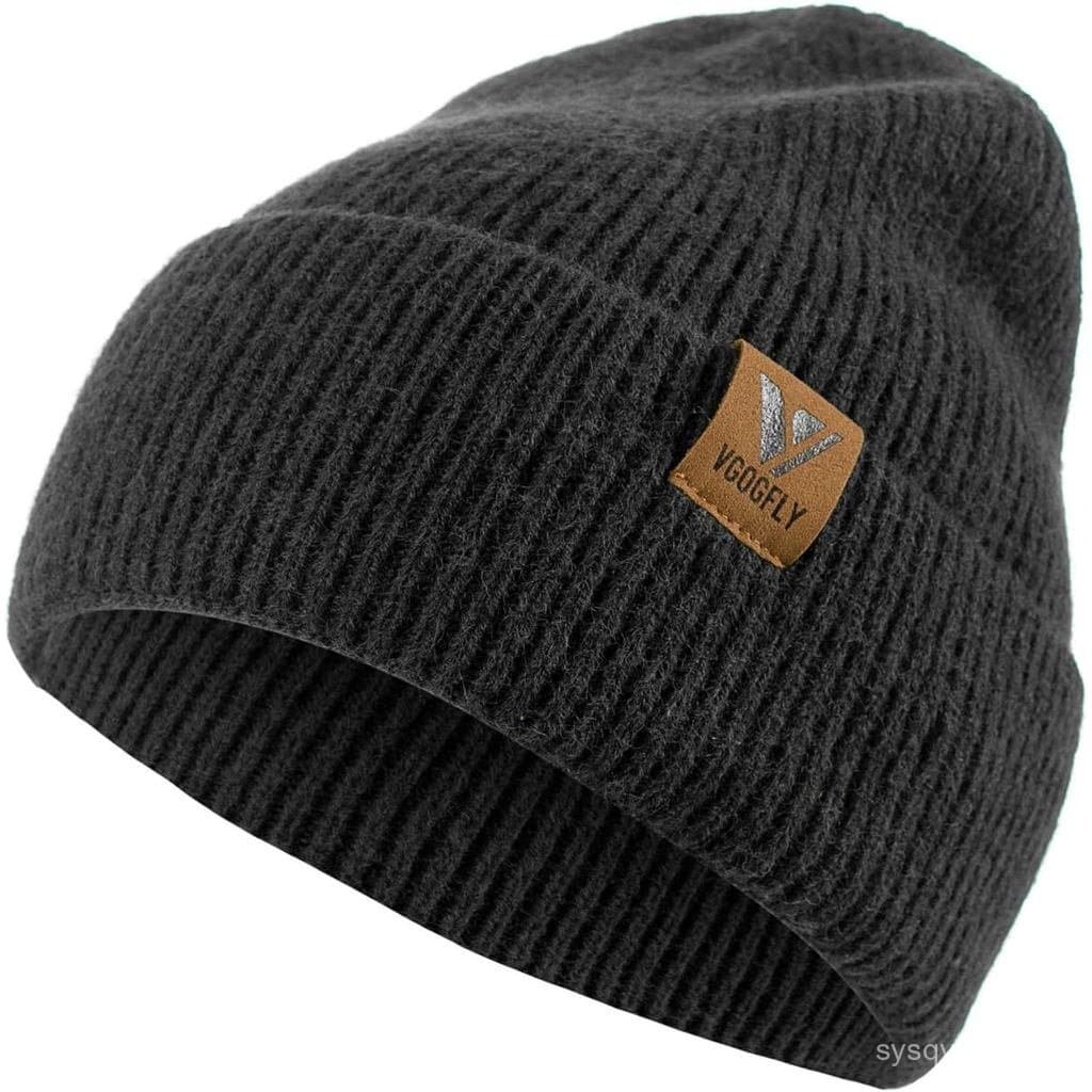 Gorro Vgogfly para Homens, Gorro de Malha Solto, Chapéu Quente para Homens e Mulheres, Gorro de Inverno Listrado
