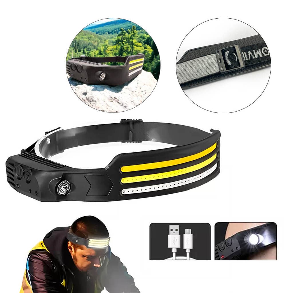 Lanterna de Cabeça LED 3 Fitas