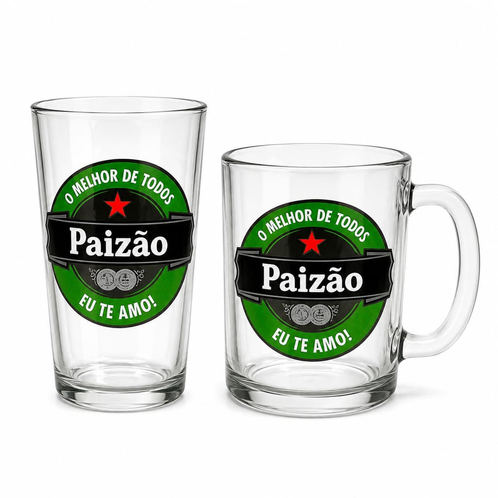 Caneca Ou Copo Paizão Wincy Casa 320ml 340ml Presente Pai