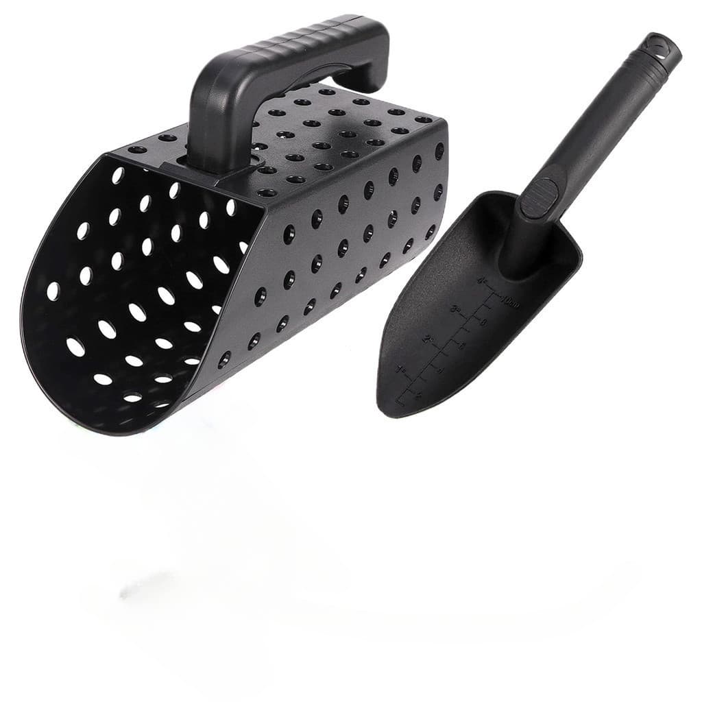 Conjunto de P谩 e Escavadeira de Areia para Detector de Metais Profissional, Ferramenta de Ca莽a ao Tesouro para Detec莽茫o