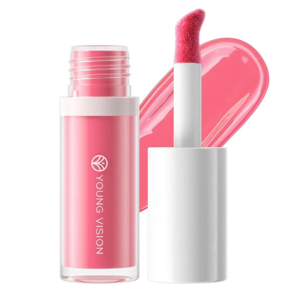 YOUNG VISION Blush Líquido, Blush Líquido Coreano de Longa Duração, Não Pegajoso, À Prova d'Água, Leve, para Rosto e Boc
