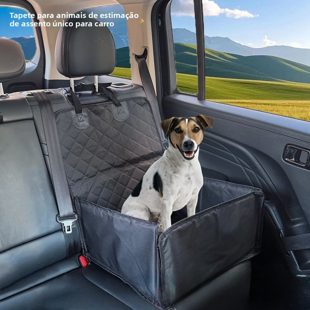 Tapete de carro para animais de estimação, canil Anti-sujeira, tapete dedicado para assento traseiro de carro para cães,