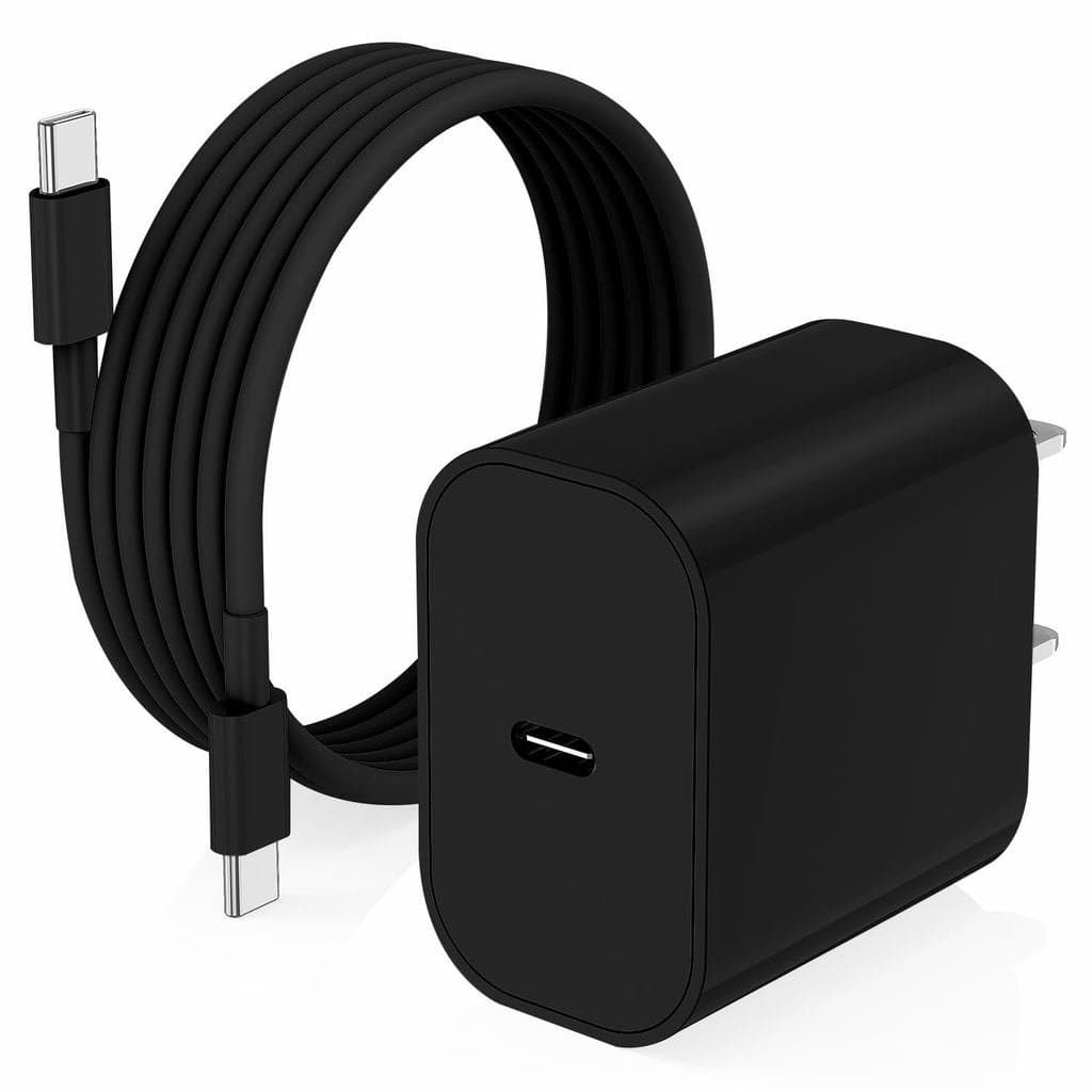Carregador 17 16 15/Cabo de Carregamento Tipo C para C de 6 pés, Cabo Longo, Adaptador de Carregamento Rápido USB C para