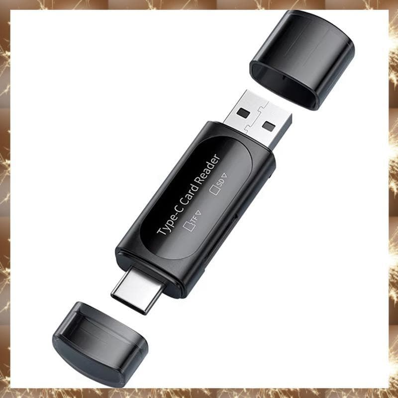 (Div USB 2.0 Para Leitor De Cartão SD Adaptador De Memória Micro-TF PC Laptop Acessórios Multi Inteligente