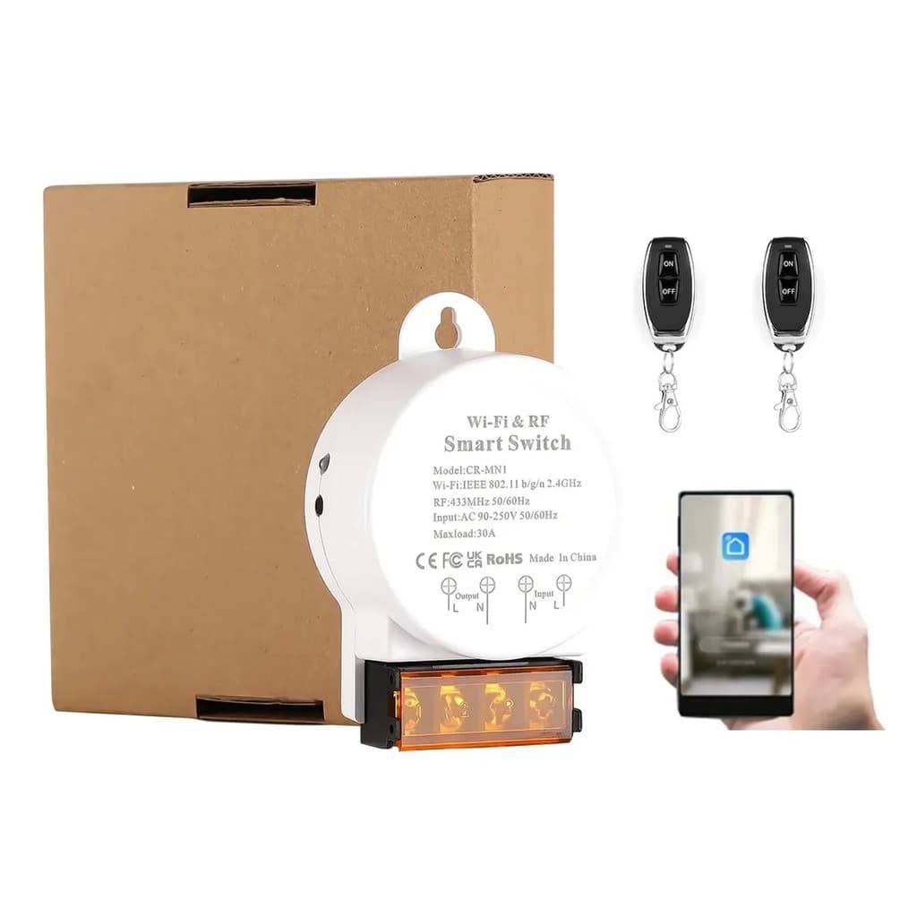 Interruptor Bomba Controle Disjuntor Inteligente Wifi 30a
