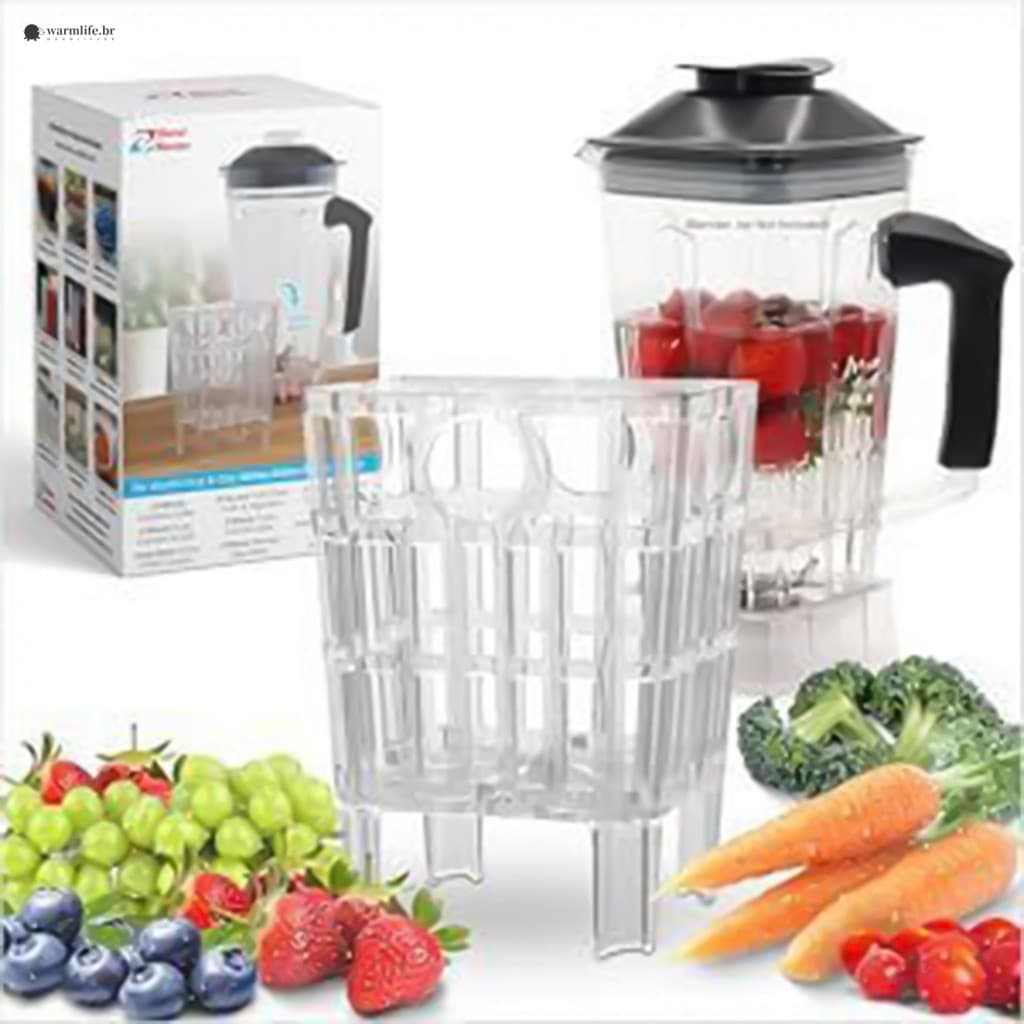 Liquidificador De Cozinha Portátil Com Base Antiderrapante De Lâminas De Aço Inoxidável Para Uso Doméstico