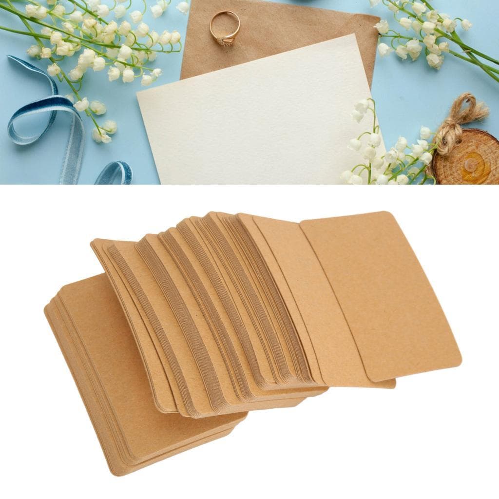 Conjunto de cartões postais em branco grossos para impressão em papel cartolina para cartão DIY, convite de casamento,