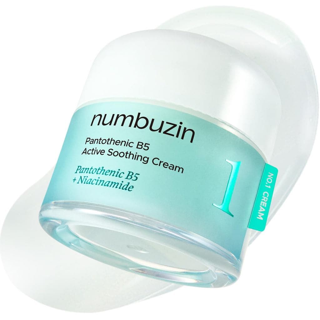 numbuzin No.1 Creme Calmante Ativo com Pantoteno B5 |   Remove sebo e problemas de pele, ácido pantotênico, presente de