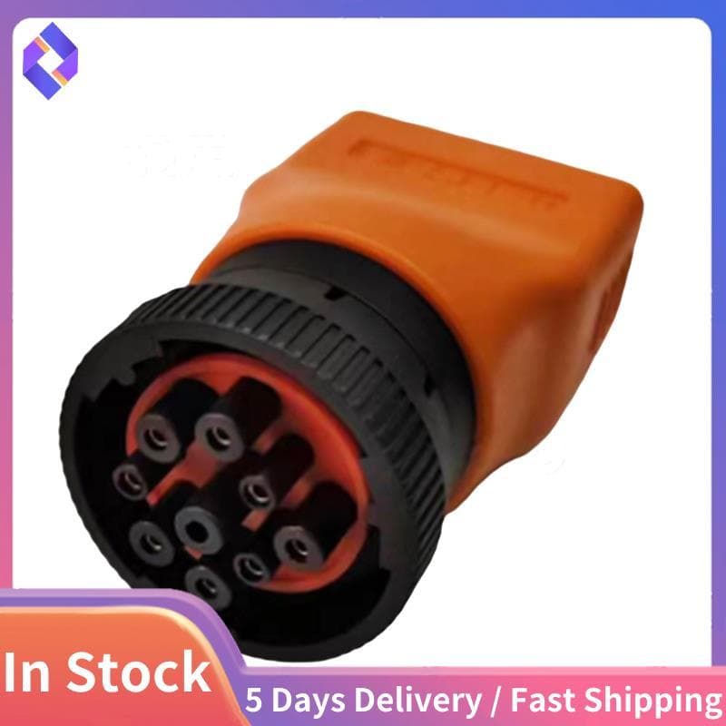 Conector Terminal De Diagnóstico De Caminhão OBD2 Para Adaptador De Cabo De 9PIN Testador De Computador