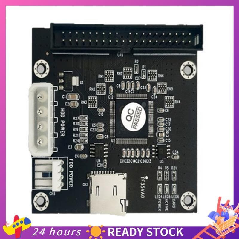 Adaptador De Unidade De Disco Rígido IDE Para Cartão De Memória SD TF Conector Macho De 40 Pinos E 3.5 Polegadas Laptop
