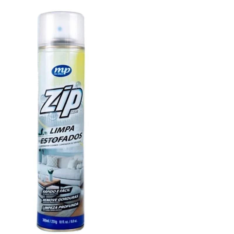 Limpa Estofados Zip Clean 300ml - Limpeza Profunda e Multiuso