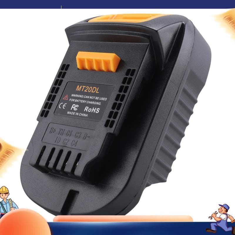 Adaptador De Bateria Para 18V , Conversor Ferramentas Dewa 18V De Íon-Lítio Bl1830 Bl1860 Bl1815