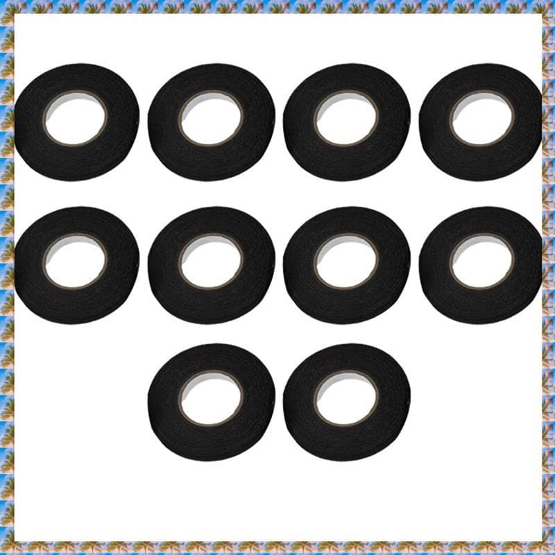 [bo7w15gmoh.br] Fita Adesiva Resistente Ao Calor De Tecido Para Chicote De Cabos Automotivos Térmica Elétrica 9mm X 15m