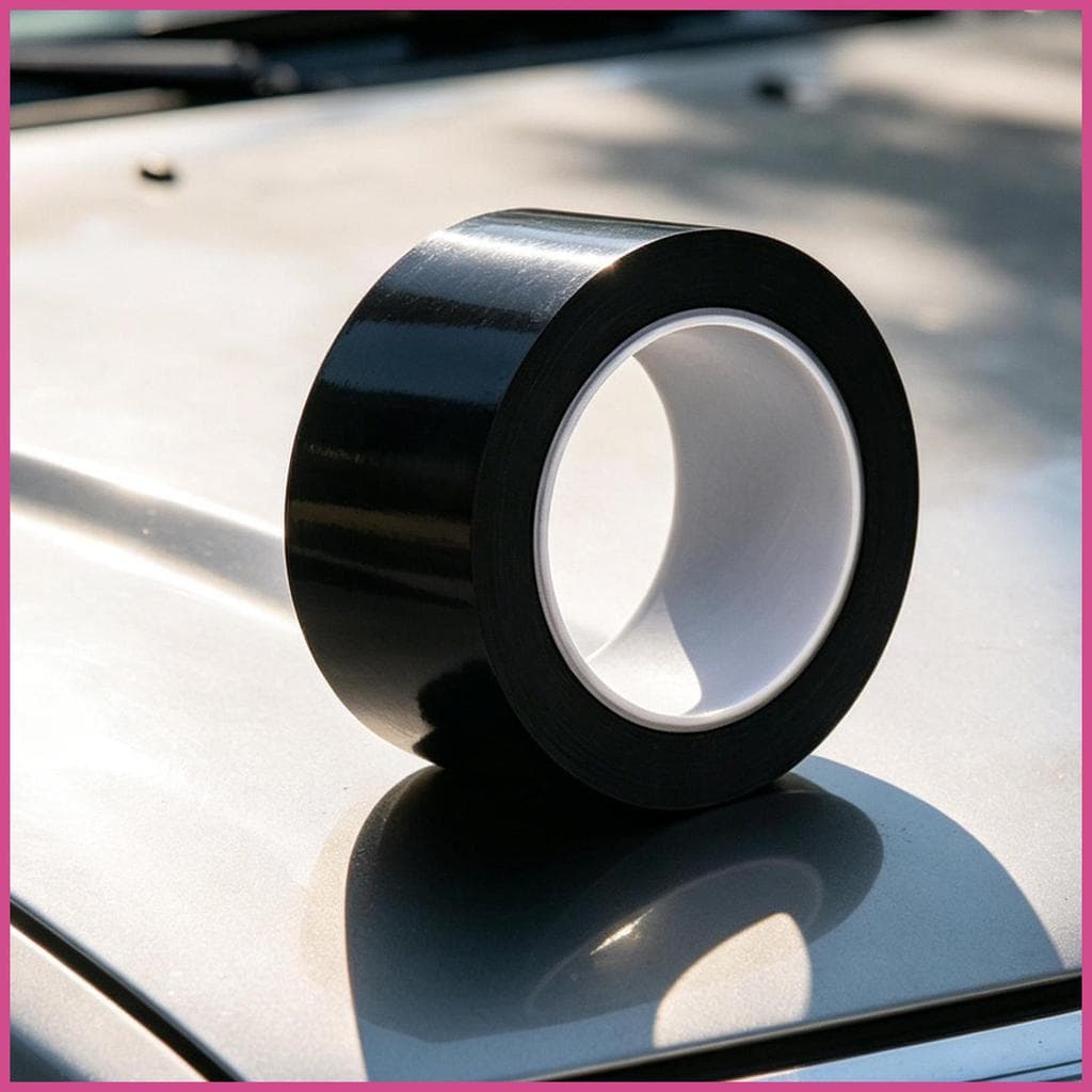 Envoltório Preto Para Carros 1.18 Polegadas Filme Decorativo À Prova D'água Automotivo Envoltórios Janela Exterior Porta