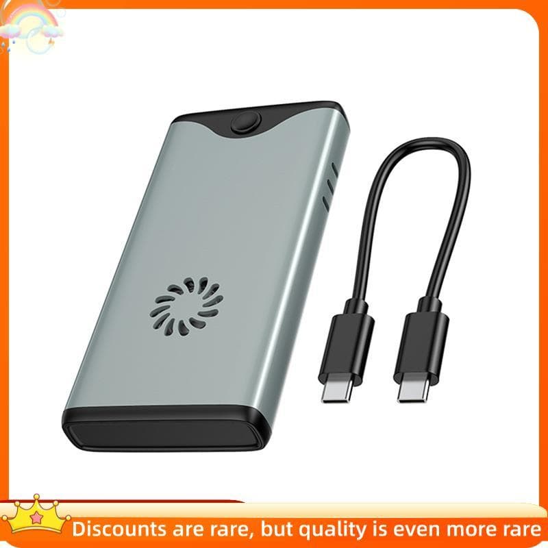 Caixa SSD Externa Com Suporte Para Ventilador De Resfriamento M Key/B + Drive Gabinete