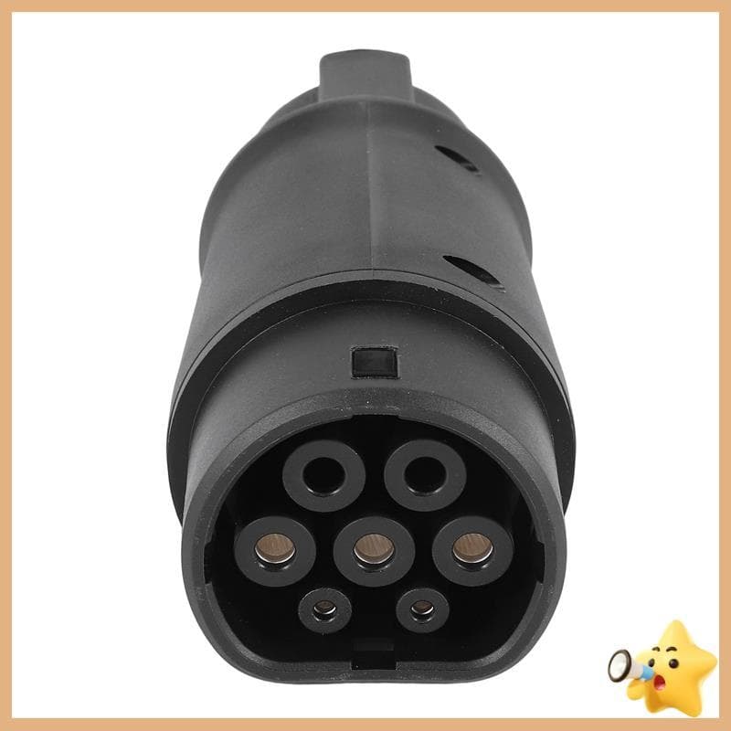 Adaptador EVSE EV 32A J1772 Tipo 1 Para 2 Plug , Conector De Carregamento De Carregador De Veículos De Carros Elétricos-