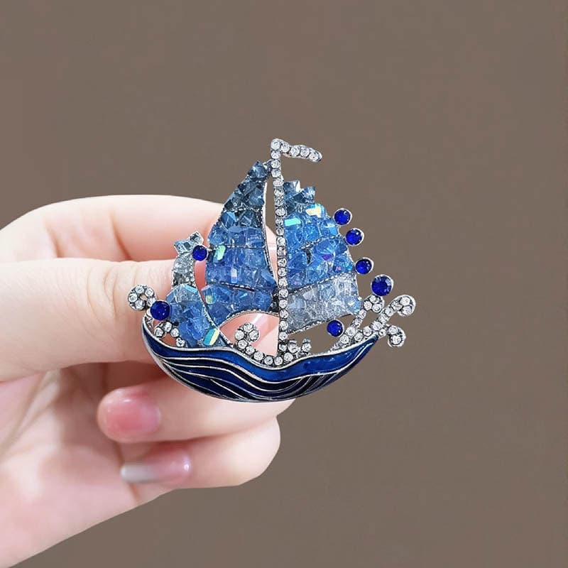 Broche de vela suave High-End elegante requintado Corsage terno acessórios de roupas pino de jóias