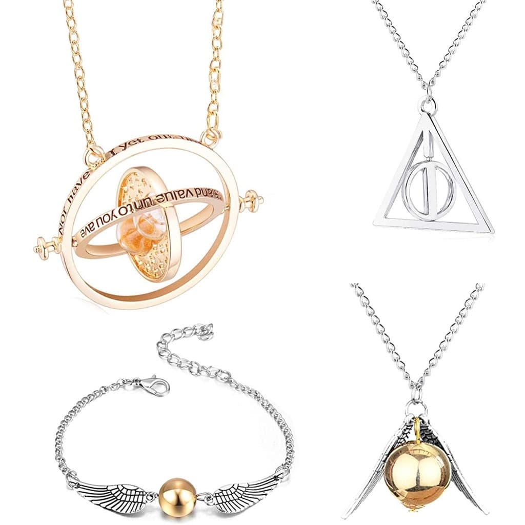 Conjunto de Colar Vazado Adequado para Fãs de HP VHIZ
