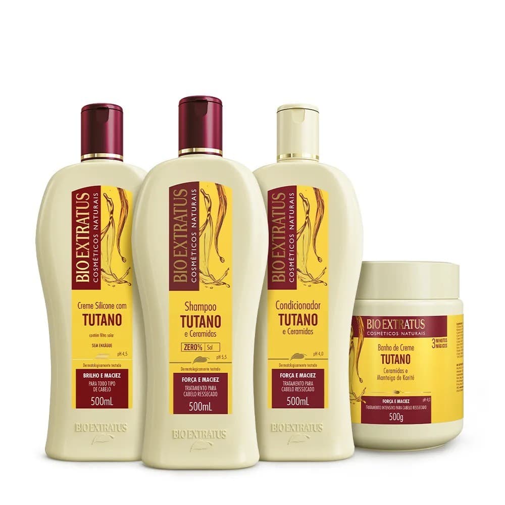Kit Bio Extratus Tutano 500ml + Escova Dompel