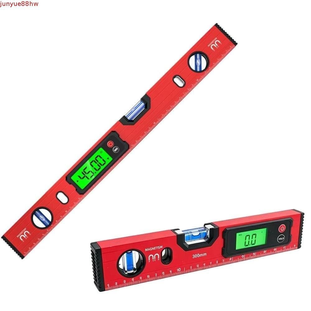Régua De Nível Digital JUNYUE , 0-90 ° Medidor De Ângulo De Bolha De Alcance , Com Display LCD
