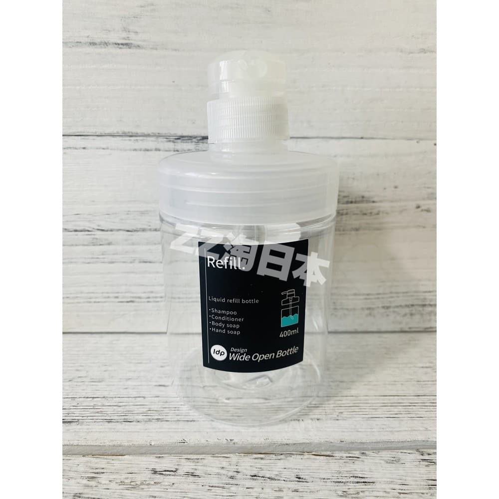Feito no Japão DAISO Gel de banho transparente Shampoo Loção Sub-embalagem Garrafa de apertar Substituição de lata de pl