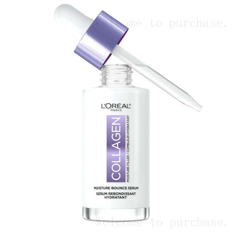 Sérum Facial L'Oreal Paris Collagen Moisture Filler Moisture Bounce, Sérum Iluminador com Colágeno, Glicerina e Esqualan