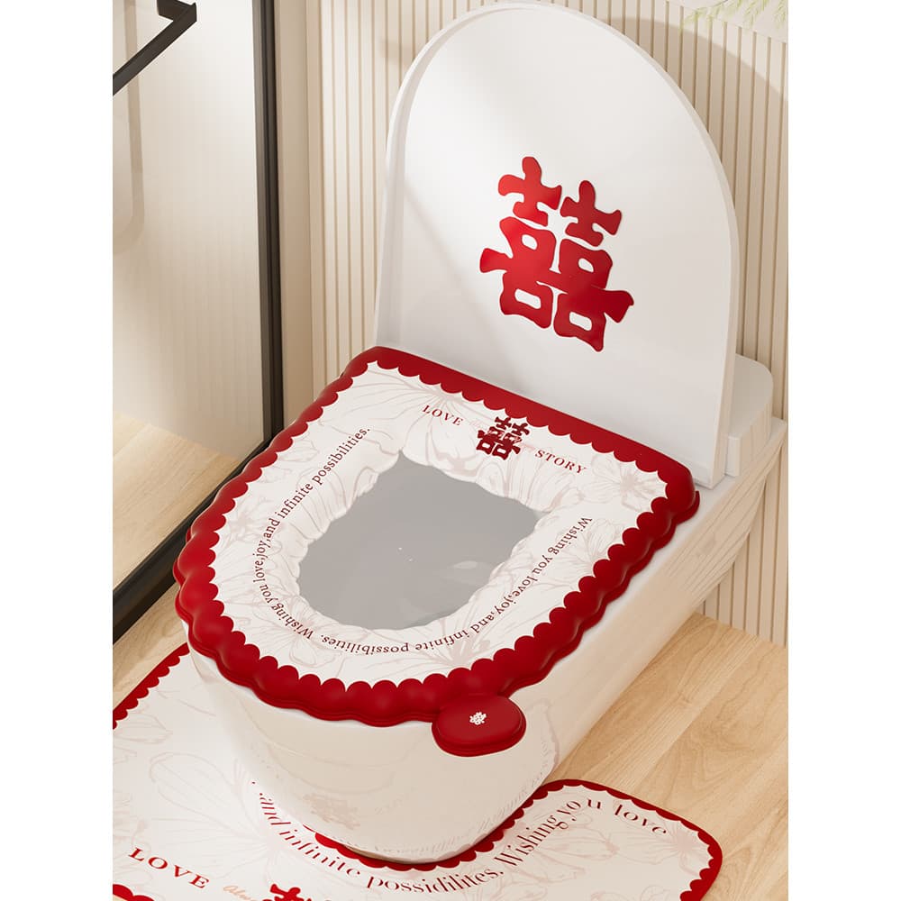 Almofada de vaso sanitário para casamento, quatro estações, Universal, à prova d'água, para uso doméstico, lavador de va