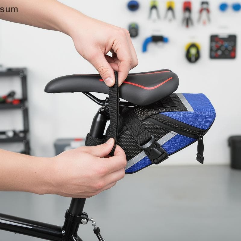 [sum] 1 Peça Bolsa Traseira Universal Para Bicicleta À Prova D'água Excursões De Mountain Bike BR