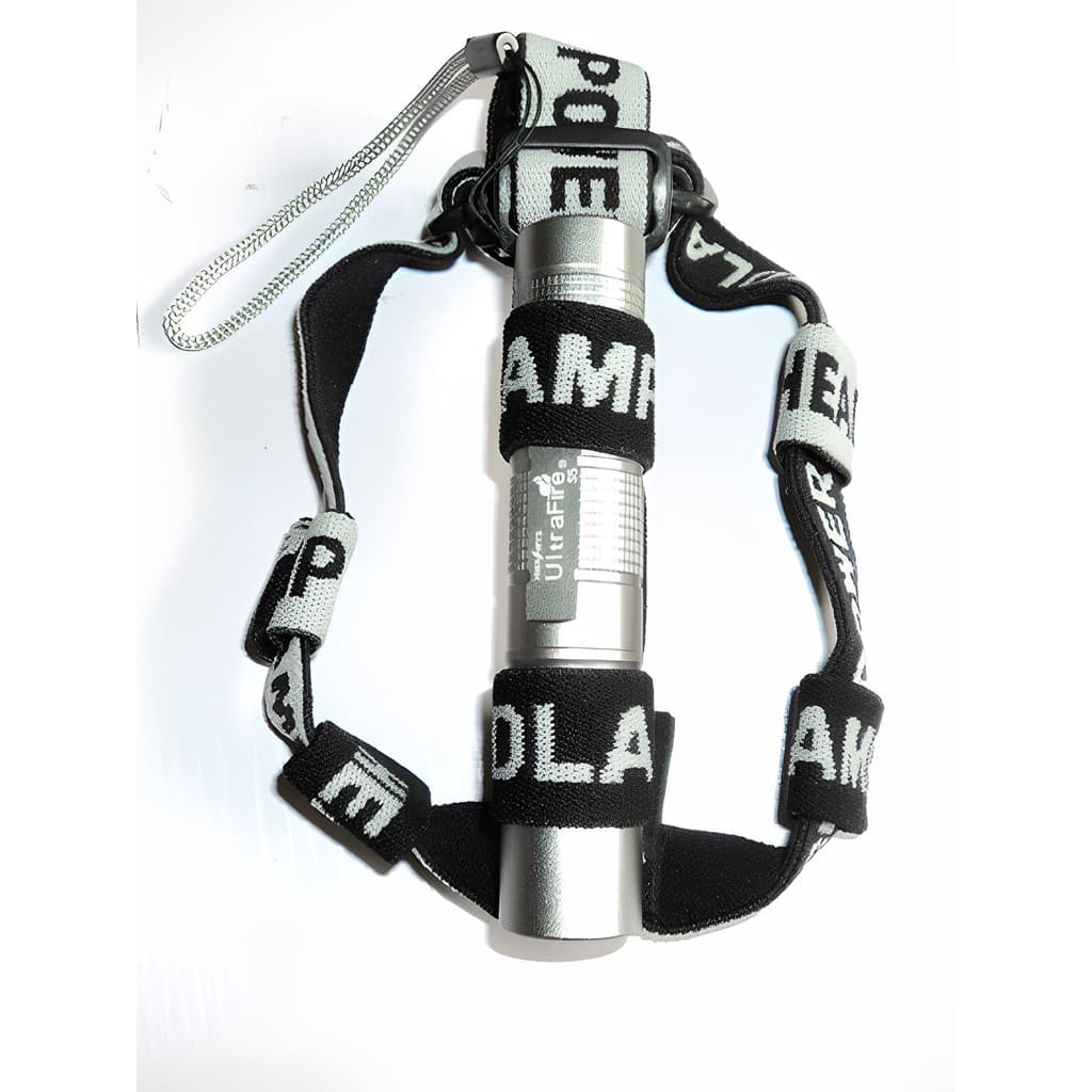 Lanterna Farol Universal com Lanterna de Luz Forte para Farol Faixa Elástica Fixa de Três Vias Fivela Dupla Esquerda Dir