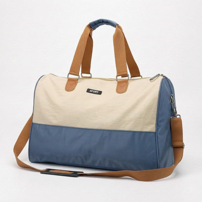 Bolsa de viagem portátil de grande capacidade, bolsa de bagagem de ombro para homens e mulheres, bolsa de viagem de curt