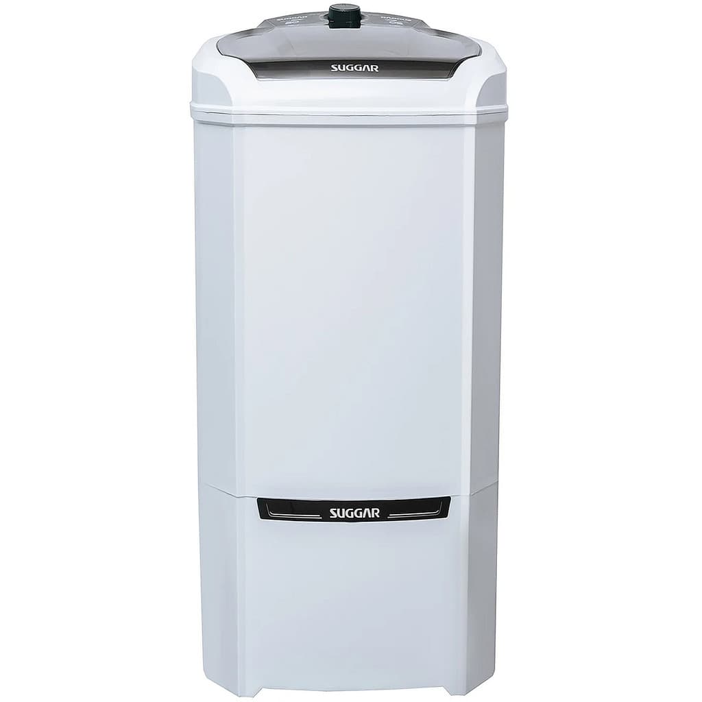 Lavadora Semiautomática 15Kg Lavamax Maquina Lavar Roupas Suggar Lavagem Branca 127V-220V