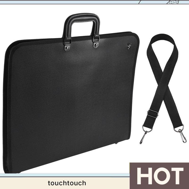 A3 Portfólio Expansão Pasta Arquivo Organizador Documento Carry Case touchtouch1 . br