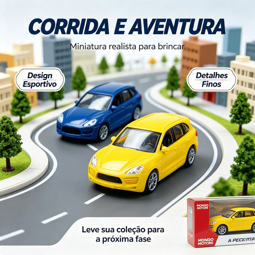 Miniatura de SUV, escala 1:43, feita de plástico resistente, modelo colecionável, perfeita como presente para crianças.