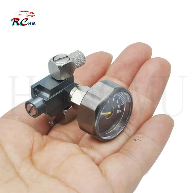 Mini Regulador De Pressão De Válvula De Alívio Hidráulico 10Mpa Para Huina 580 K336 961S 988 RC Escavadeira Carregador M