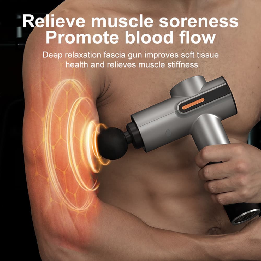 Fáscia arma massageador muscular grau profissional pistola de Fitness pescoço máscara solta elétrica relaxar muscular me