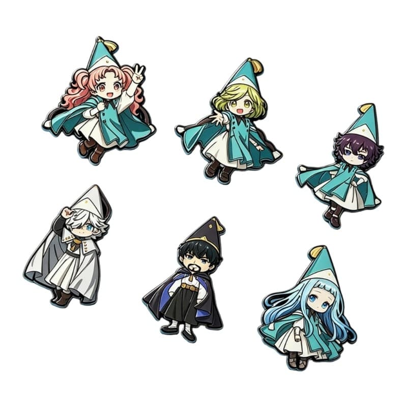 YU Personagem Broche Conjunto 6 Acessórios De Metal Dos Desenhos Animados Para Jaqueta Estilo Outerwear Detalhe Saco De