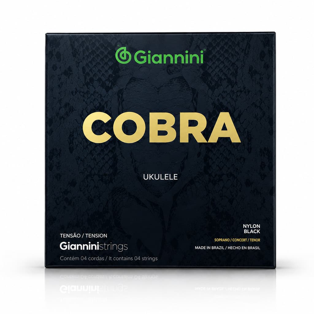 Encordoamento para Ukulele Giannini Cobra GEUKSC Concert/Soprano Premium