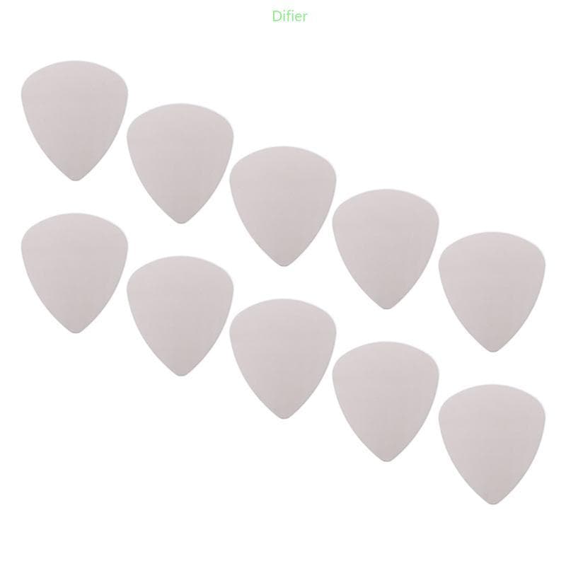 Difier 10 Peças Palhetas Guitarra Metal Sons Brilhantes Palheta Aço Inoxidável
