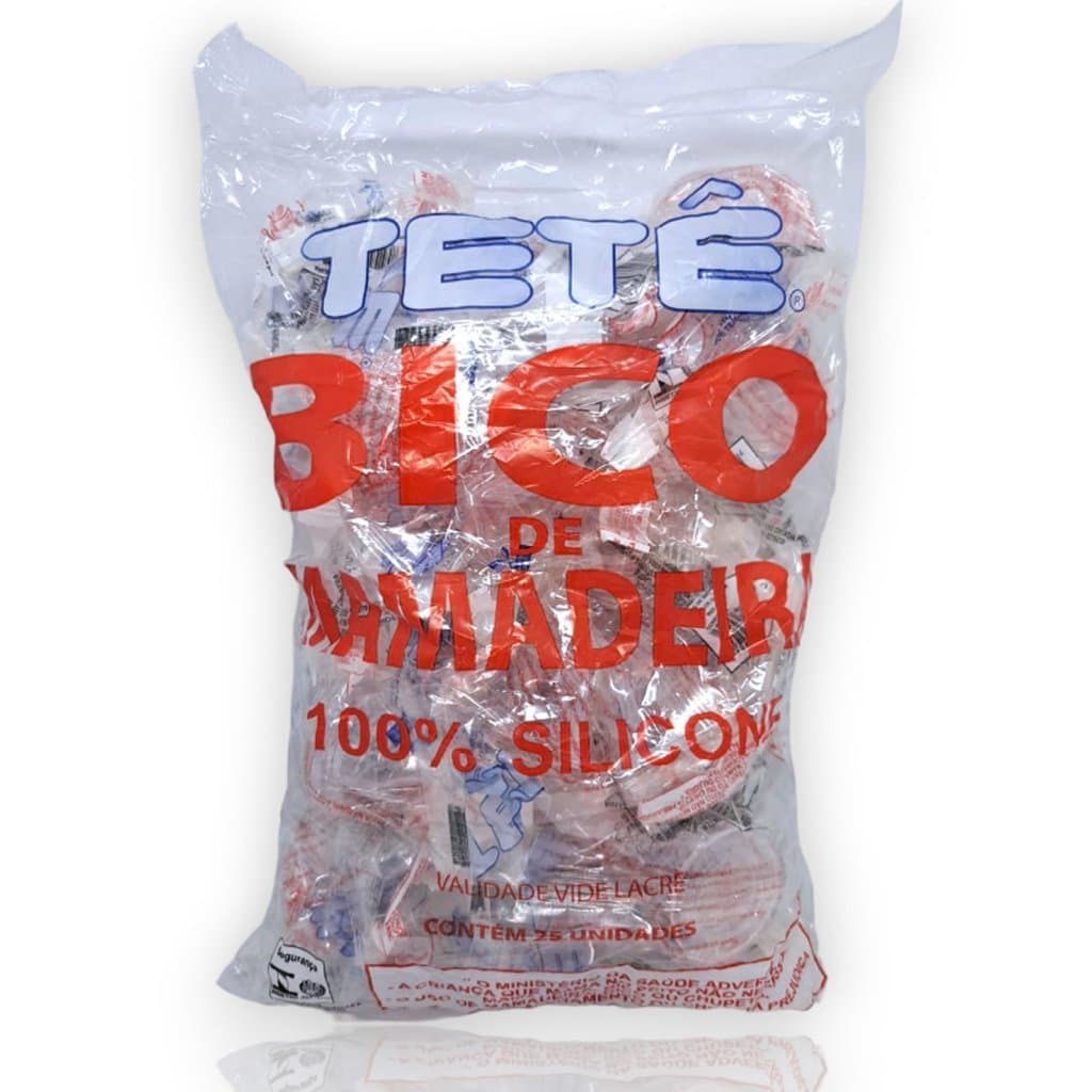 Kit Bico de Mamadeira Ortodontica c/25 un.Silicone (Tete)