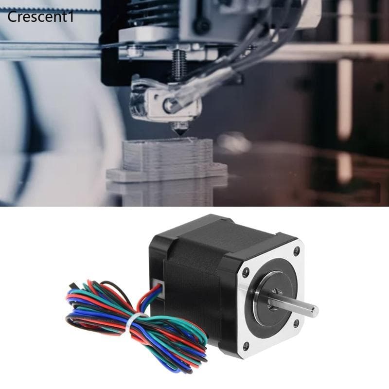 Crescent1 1 3 Peças Nema 17 Motor Passo 59Ncm 2A 48mm 4-lead 1m 17HS19-2004S1-22B