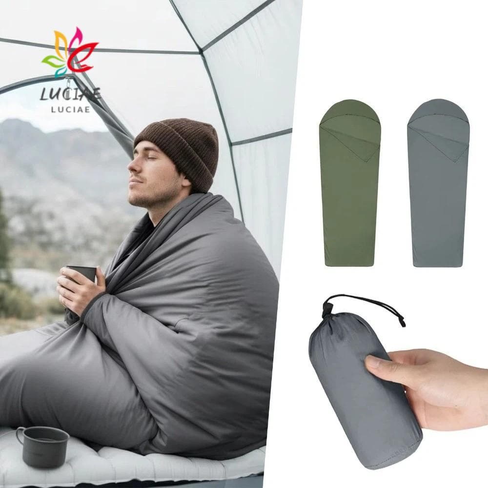 Forro De Saco De Dormir LUCIAE , Sacos De Nylon Ultraleves , Folha De Acampamento Com Interno Quente Para Hotel De Viage