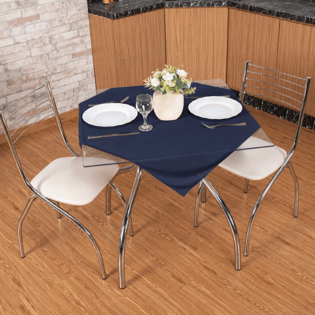 Kit 5 Toalhas de Mesa Cobre Mancha 75 cm Para 4 Pessoas